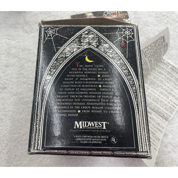 Midwest Of Cannon Falls Creepy Hollow Gasp N Go Mini Auto Shop Halloween*Works** - Picture 14 of 16